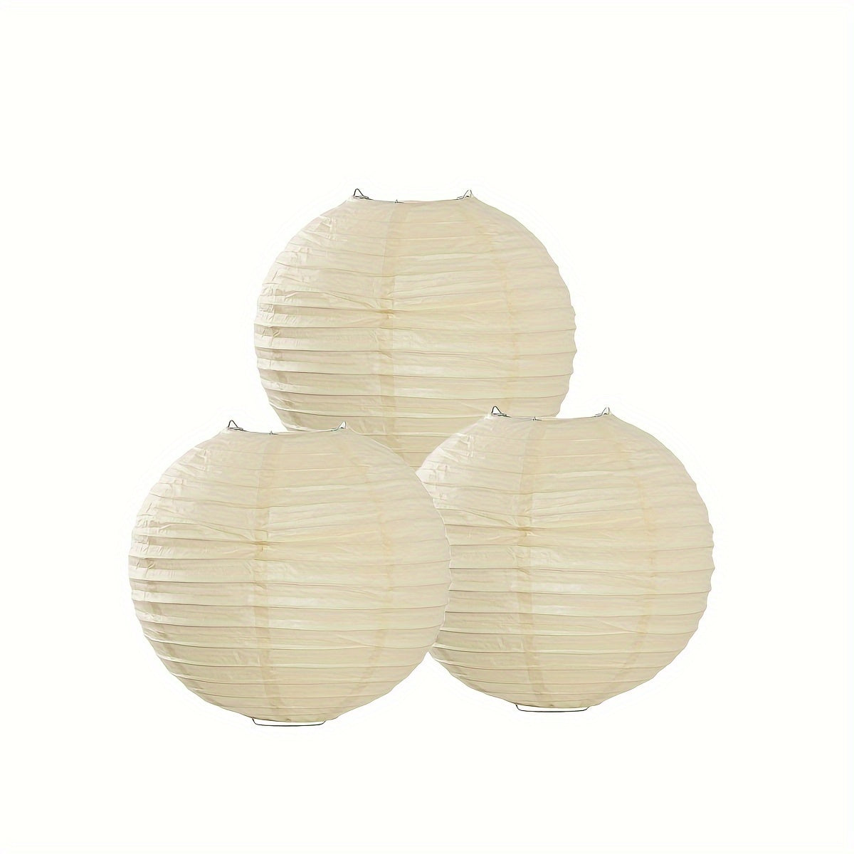 3pcs Paper Lanterns for Bride Shower Wedding Party Decorations