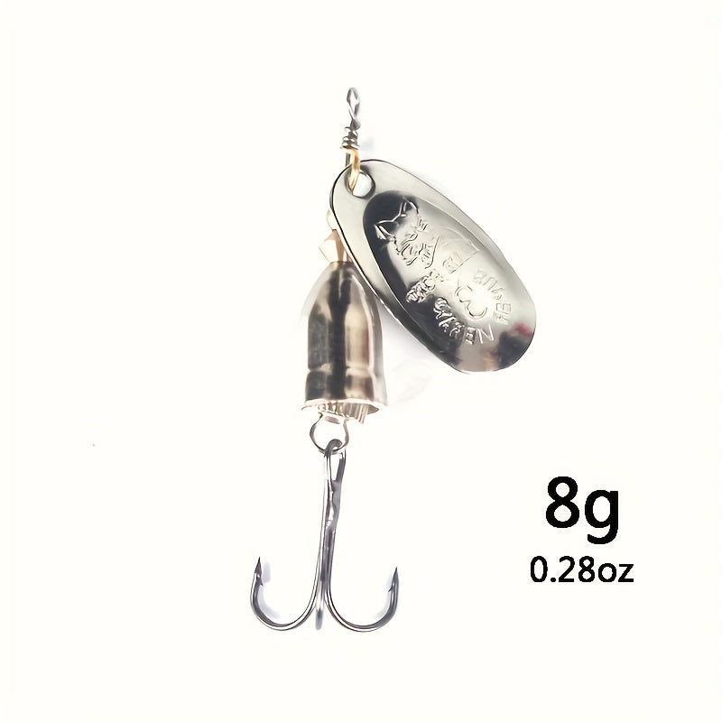 Artificial Sequin Fishing Lures Metal Spinner Spoon Bait Fishing Tackle 5g-19g