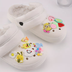 50pcs Cartoon Shoe Charms for Clogs Sandals Resin Shoe Buckle Accessories
