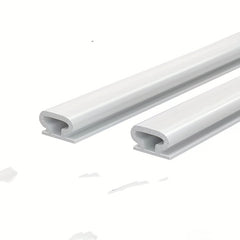 1pc Silicone Rubber Sealing Strip Door Window Weather Stripping Self-adhesive