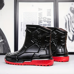 Women's Waterproof Rain Boots Anti-skid Slip On Outdoor Shoes
