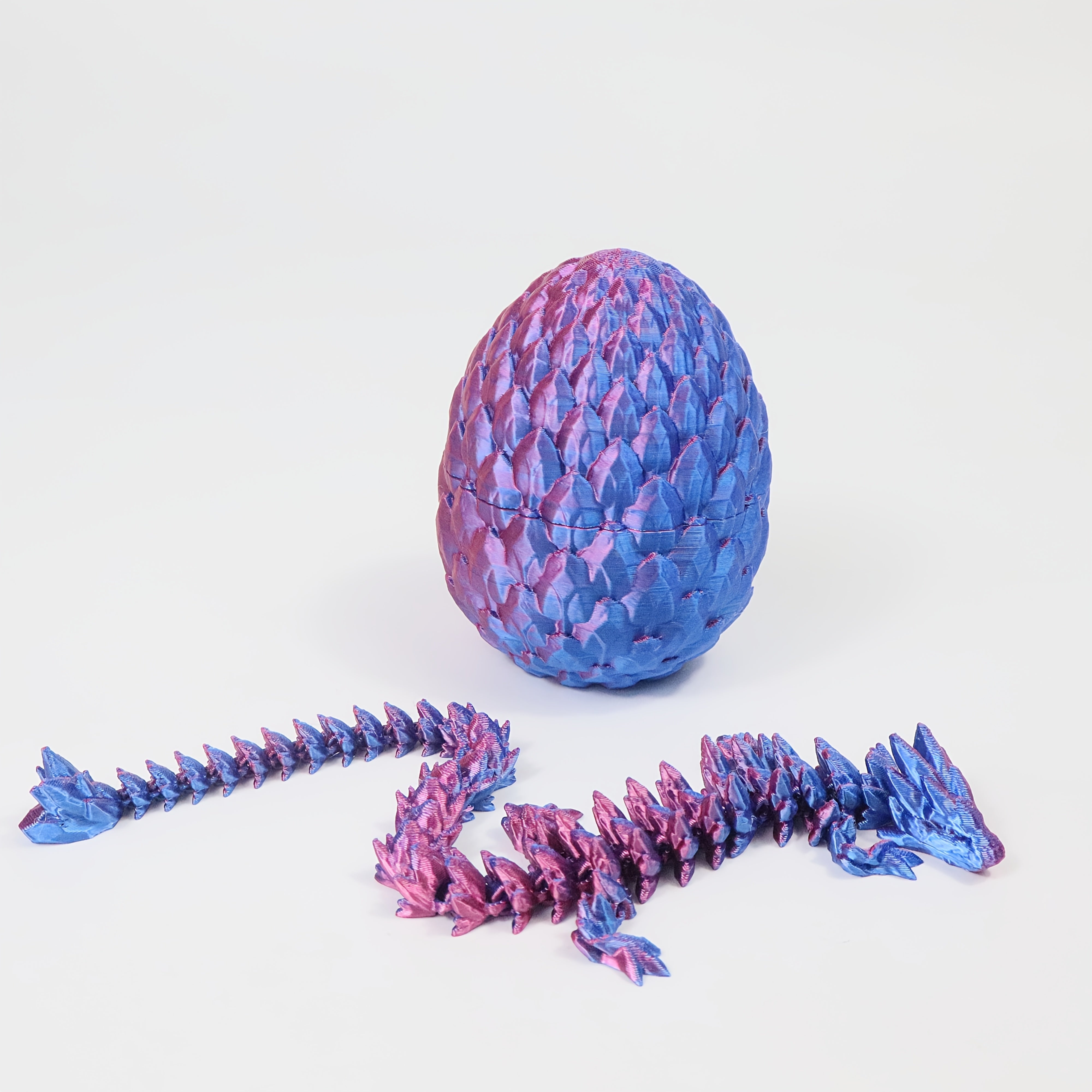 Lotus Dragon Egg Easter Gift Set 3D Printed Desktop Ornament
