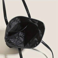 Minimalist Nylon Tote Bag Large Capacity Shoulder Bag Casual Laptop Handbag