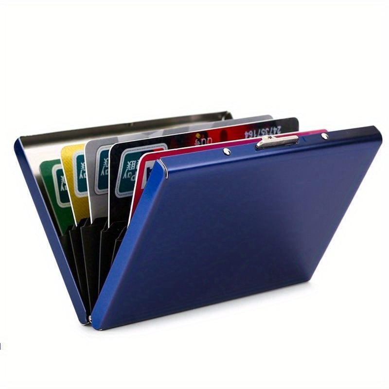 Men's RFID Blocking Business Card Holder Stainless Steel Credit Card Holder