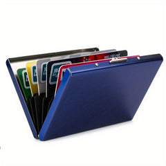 Men's RFID Blocking Business Card Holder Stainless Steel Credit Card Holder