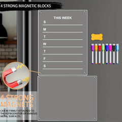 Weekly Planner Magnetic Acrylic Board 39 X 29 Clear
