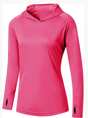 Women's Sun Protection Hoodie Long Sleeve Outdoor Shirt