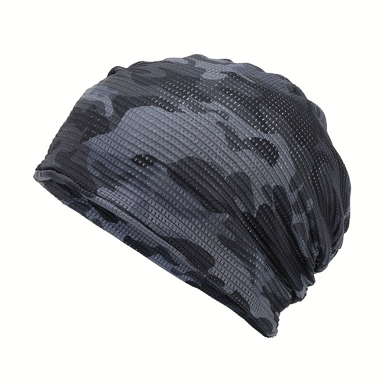 Breathable Sport Beanie Hat Outdoor Running Skull Cap Elastic Chemo Headwear