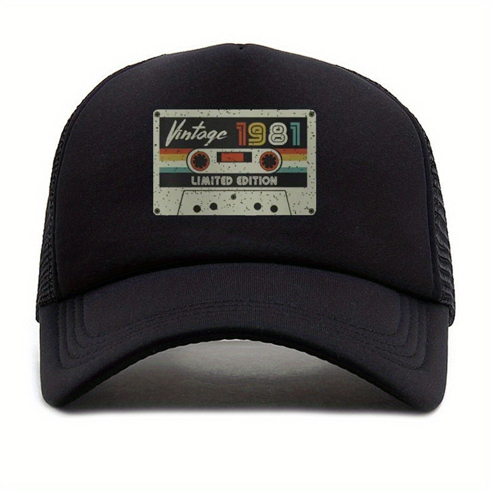 Men's Casual Cartoon Print Baseball Cap High Hat Sunshade Sunscreen