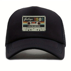 Men's Casual Cartoon Print Baseball Cap High Hat Sunshade Sunscreen