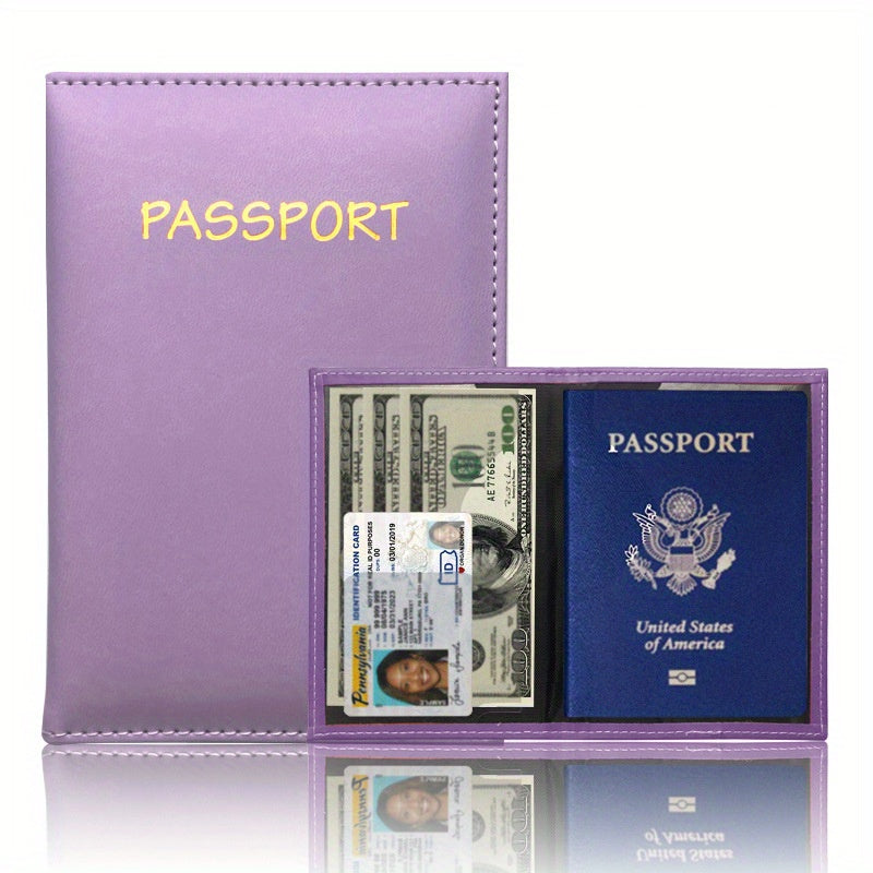 Multifunctional Passport Cover Travel Holder Card Slots Case ID Ticket Money