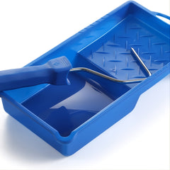 12pcs Paint Roller Set 4-inch Roller Tray with Foam and Polyester Covers