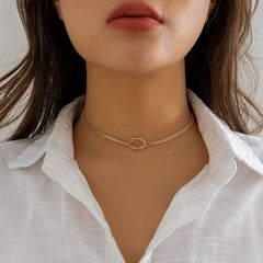 Braided Chain Necklace for Women