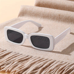 Square Frame Sunglasses Vintage Wrap Around Glasses UV400