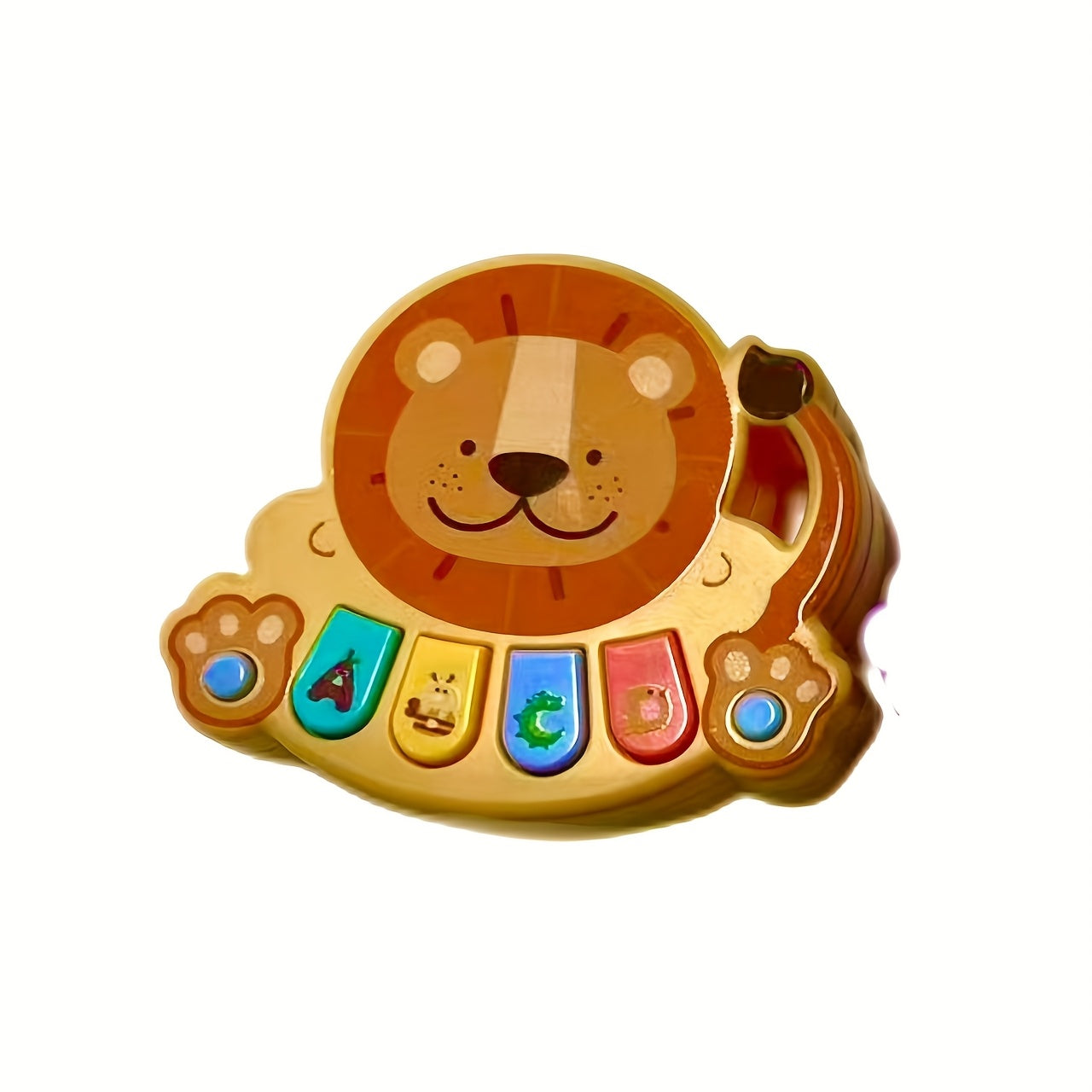 Interactive Animal Baby Piano Toy with Colorful Keys & Characters Touch & Teach