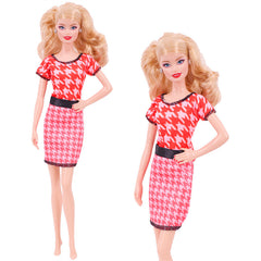 30 Cm 11 8'' Girls Doll Girls Toy Dressed Up Dress Casual Dress Children