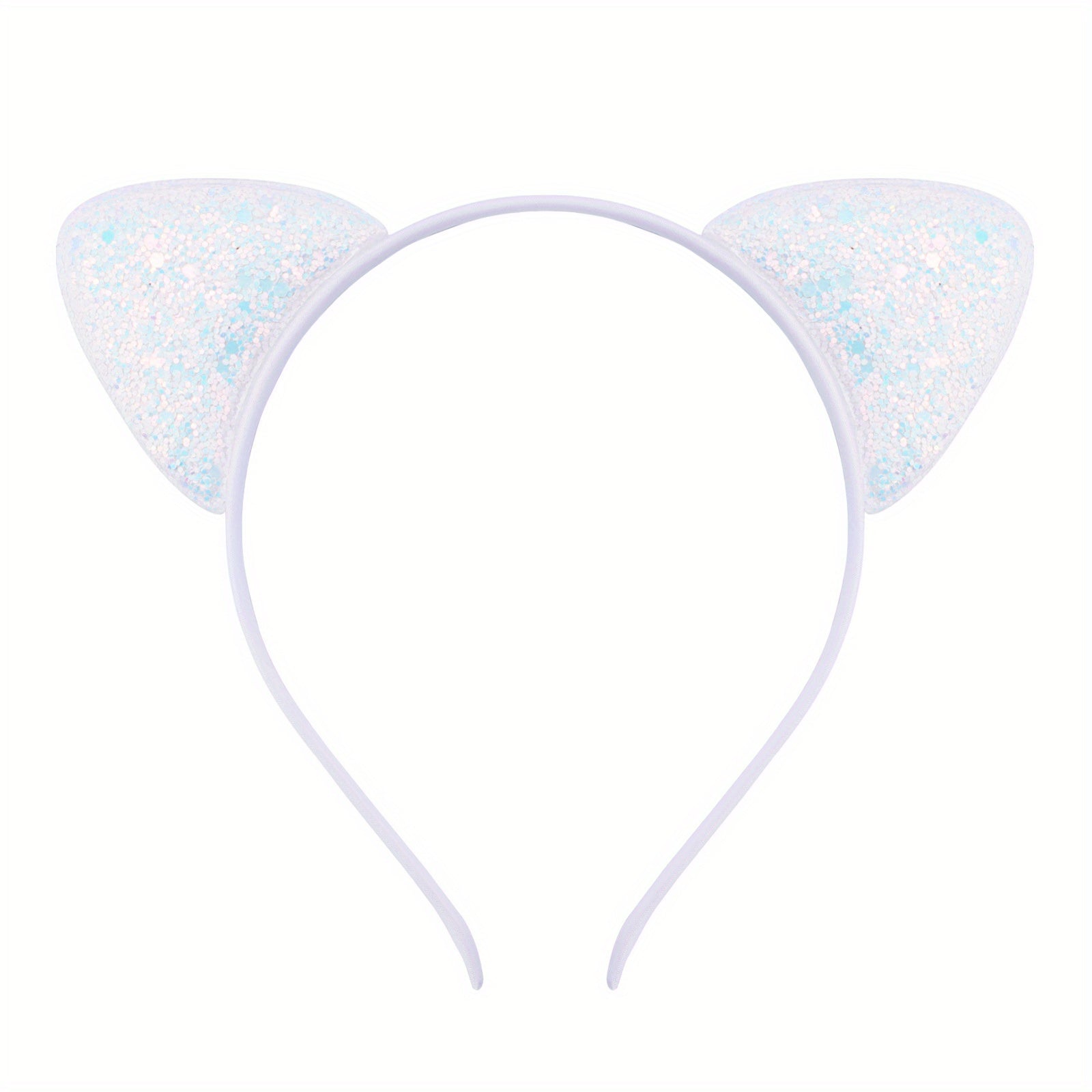 Cartoon Cat Ears Hair Hoop Sequin Headband Party Decoration