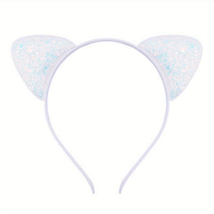 Cartoon Cat Ears Hair Hoop Sequin Headband Party Decoration