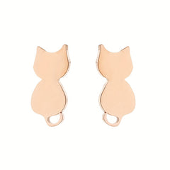 Stainless Steel Animal Stud Trinkets Earrings