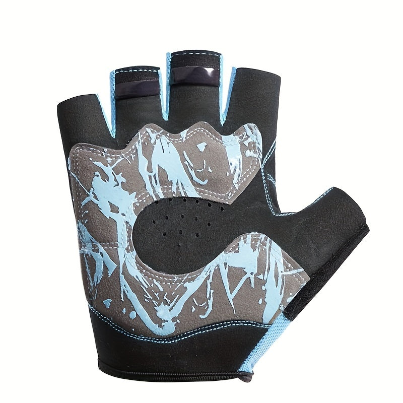 Breathable Half Finger Fitness Gloves for Men and Women - Non Slip
