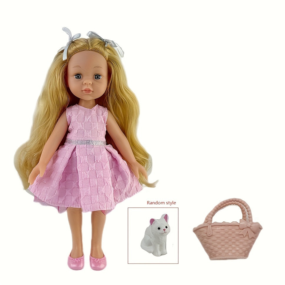 12 Inch Doll with Comb Animal Handbag Accessory Bag