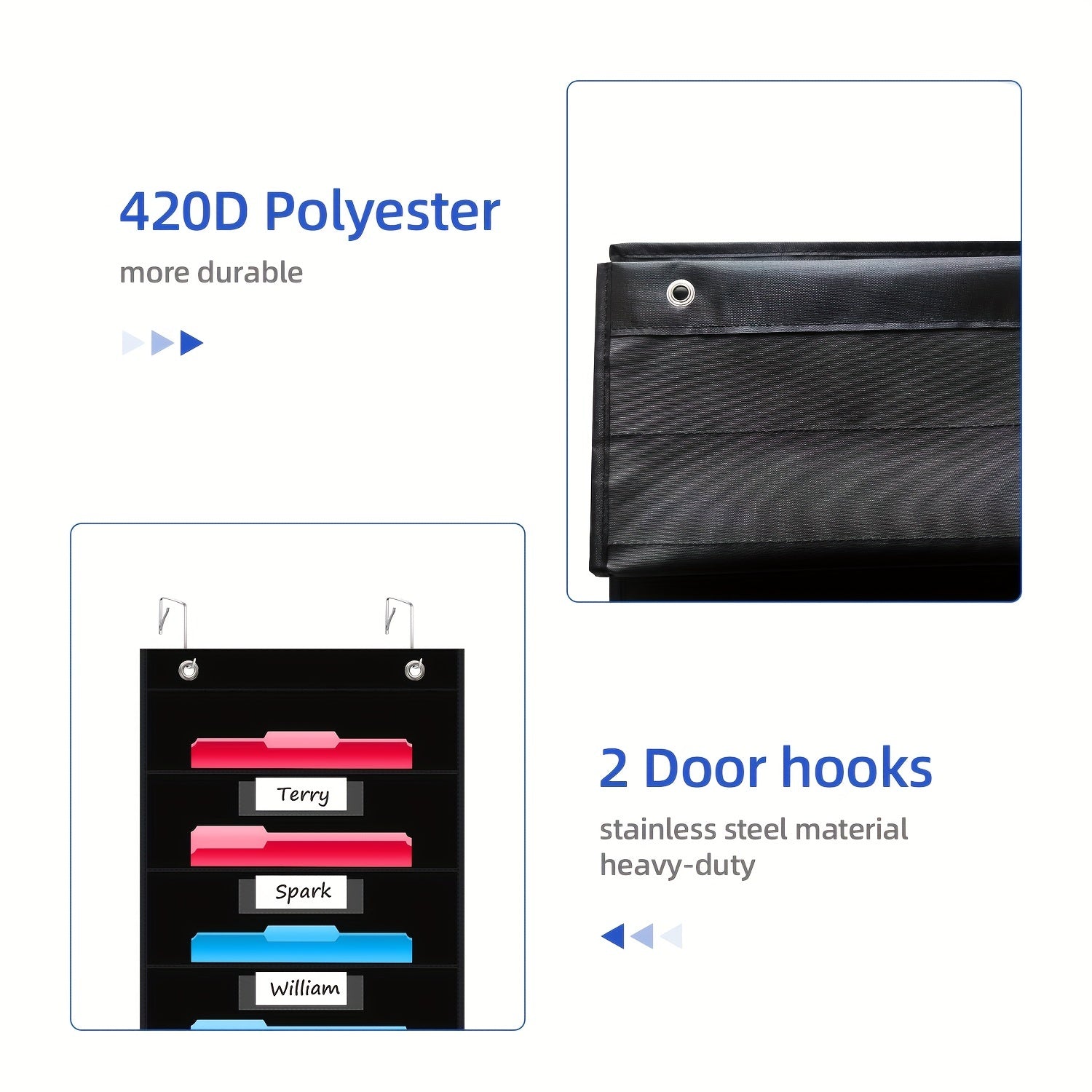 Durable Wall Organizer with Pockets for Classroom and Office