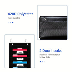 Durable Wall Organizer with Pockets for Classroom and Office