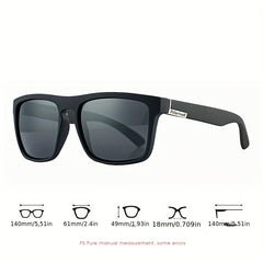 Men's Vintage Square Polarized Sunglasses UV400