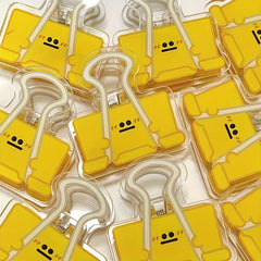 3pcs Cartoon Style Colorful Small Eyes File Folder Paper Clip