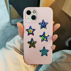 500pcs Cartoon Star Sticker Roll Waterproof DIY Decor for Luggage Guitar Mug