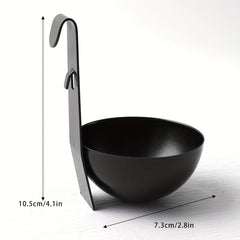 Stainless Steel Egg Poacher with Hook for Even Egg Cooking