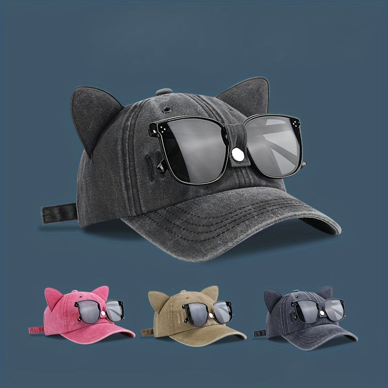 Aviator Sunglasses Baseball Cap Sun Hat