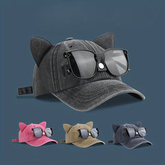 Aviator Sunglasses Baseball Cap Sun Hat