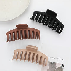 Matte Large Hair Claw Clip Non Slip Strong Hold Hair Jaw Clip