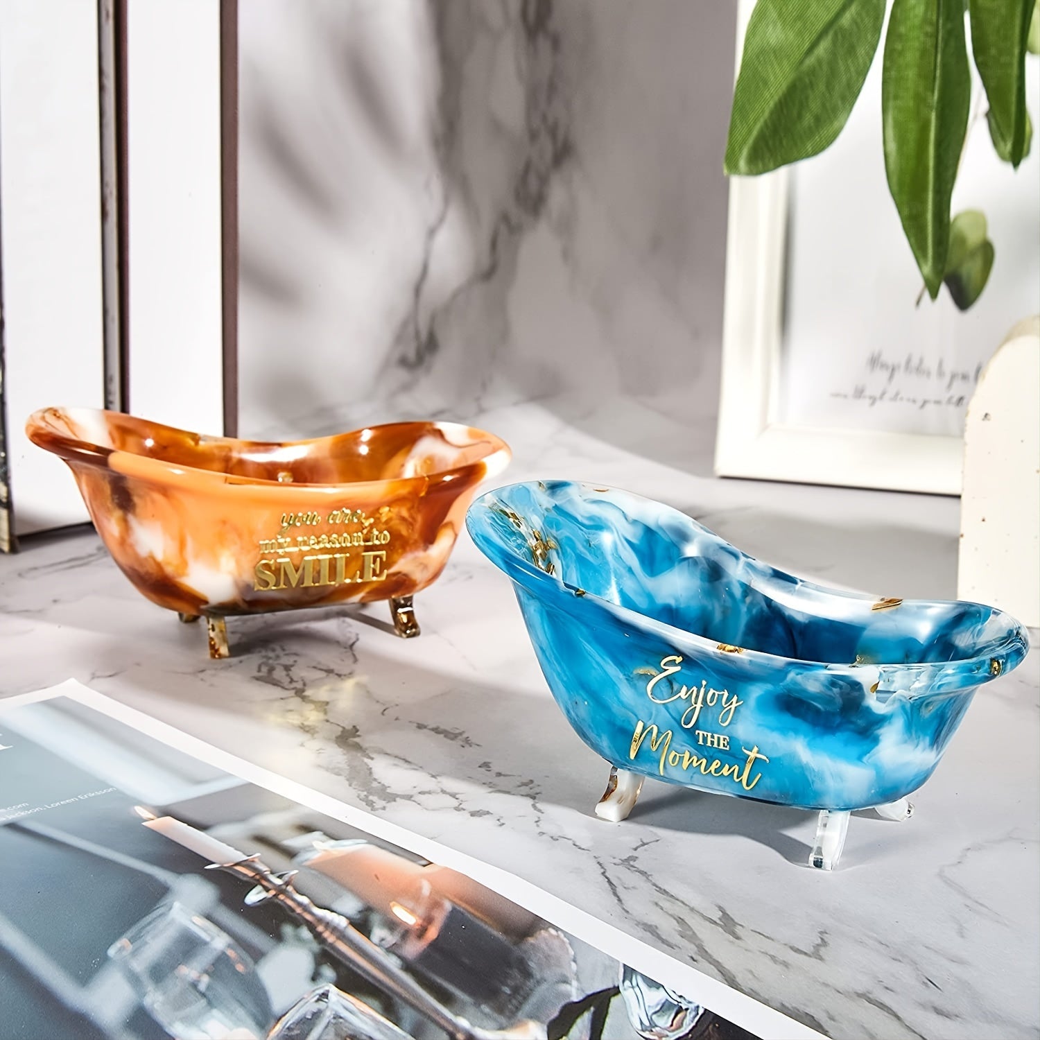 Resin Bathtub Storage Box Molds for DIY Home Decoration