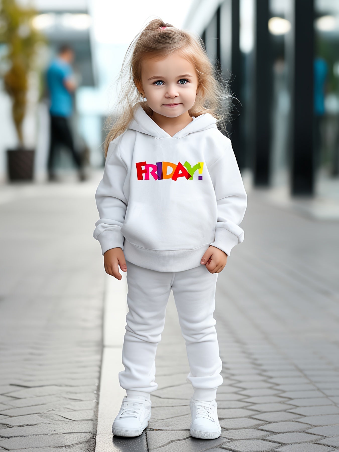 OERYUI Friday Print Hoodies Pants Set Spring Fall Sports Christmas Gift