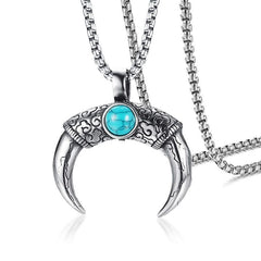 Men's Halloween Ghost Mask Necklace Pendant