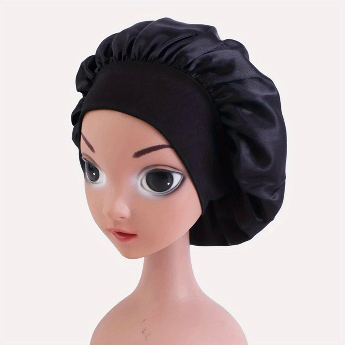 Girls Casual Bonnet Cap Night Cap Elastic Shower Cap