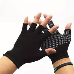 Breathable Half Finger Cycling Gloves Anti Slip Wear Resistant