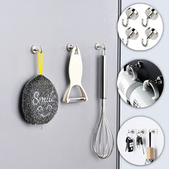 10pcs Strong Magnetic Hooks Heavy Duty Neodymium Magnets Ceiling Hooks