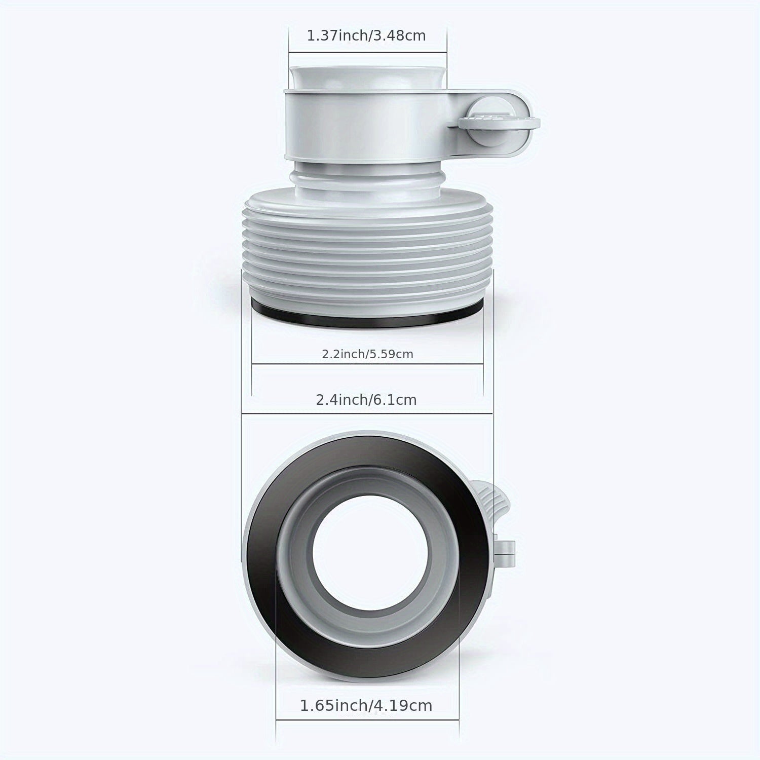 Pool Hose Adapters 1.25 to 1.5 Type B Conversion Kit