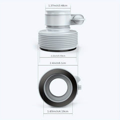 Pool Hose Adapters 1.25 to 1.5 Type B Conversion Kit