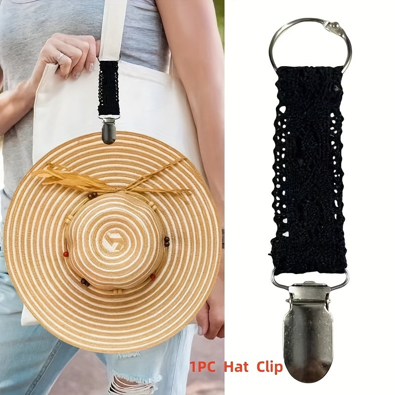 Lace Trim Outdoor Camping Hat Clip