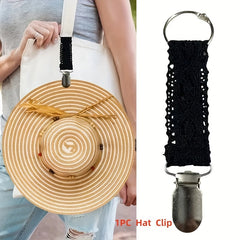 Lace Trim Outdoor Camping Hat Clip