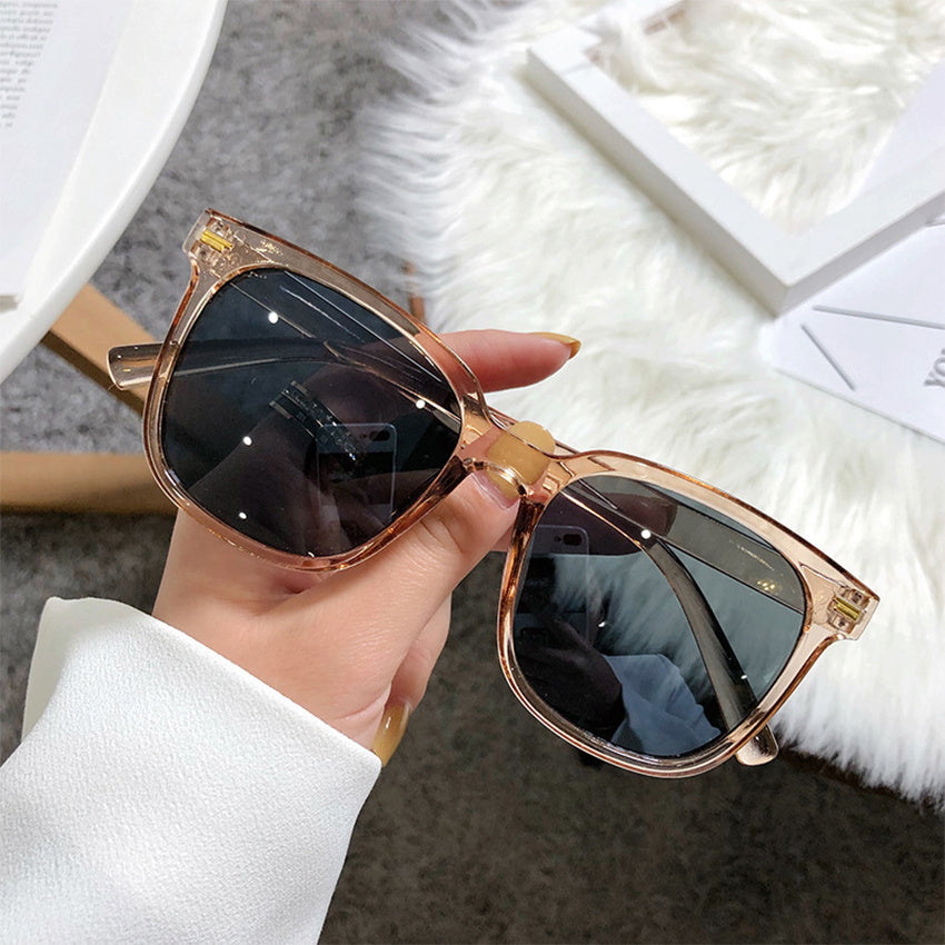 Anti Glare Sunglasses PC Lens Outdoor Driving Square Sunshade Glasses