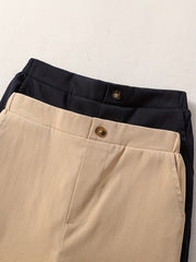 2pcs Boys Casual Solid Long Pants for Spring and Autumn Kids Clothing