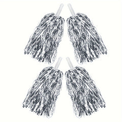 Cheerleading Pom Poms Sports Team Football Basketball 4pcs set