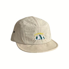 Mountain Embroidery Baseball Cap Vintage Solid Sunscreen Sports Adjustable Visor