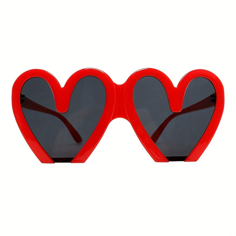 Y2K Heart Sunglasses Love Theme Candy Glasses Beach Party UV400