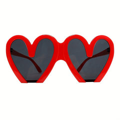 Y2K Heart Sunglasses Love Theme Candy Glasses Beach Party UV400